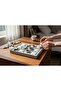 Watch and Jewelry Stand with 12 Compartments, Suede Fabric Covering on Mdf, Domestic Production - 2
