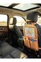 Tan Leather Car Seat Back Organizer Car Back Seat Organizer Tablet Holder Organizer Car Interior Seat Back Organizer Tablet Phone Holder Car Interior Organizer Auto Organizer - 4