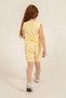 My Little One's Girls' 2-Piece Set with Back Bow Detail - Yellow - 2