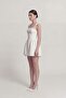Eyelet Strap Detailed Mini Sandra Dress White - 5