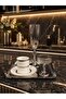 Silver Zade Coffee Presentation Set – Silver Coffee Cup, Turkish Coffee Pot, Coffee Saucer and Tray - Luxury Coffee Set