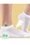 5-Piece Men's Bamboo Comfortable Anti-Sweat Anti-Odor Breathable Booties Socks Black White - 2