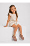 Girl's Double Buckle Glittery Lightweight Orthopedic Sole Sandals
