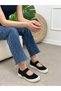 Black Suede (Roley) Velcro Women's Sports Shoes - 3