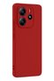 Ilkeshop New Redmi Note 14 4g Case First Silicone (180628) - Red - 3