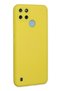 Ilkeshop New Realme C25Y Case Nano Velvet Silicone (194958) - Yellow - 3