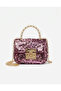 Sequined and Stylishly Decorated Children's Sweater Bag Si Shoulder Bag Wedding Feast Bag Si - 2