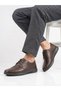 Men's Brown Genuine Leather Orthopedic Sole Seasonal Dad Shoes
