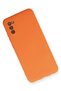 Ilkeshop New Galaxy A03S Case Nano Inside Velvet Silicone (222418) - Orange - 3