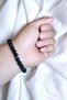 Matte Agate Stone Bracelet Original Natural Stone Bracelet Agate Stone Onyx Stone Hematite Stone Bracelet - 6