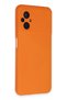 Ilkeshop New Poco M5 Case Nano Inside Velvet Silicone (222948) - Orange - 2