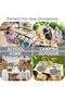 Wheat Straw Dinnerware Set, Unbreakable Plates Bowls Cups, Reusable Lightweight Tableware for Microwave and Dishwasher Safe, Service for 6, 12 Plates 6 Bowls 6 Cups, Dark Gray - 5