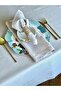 Lunaria Cream Premium Tablecloth and Dinner Napkin Set for 8 People - 2