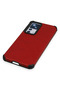 Ilkeshop New Mi 12t Case Loop Leather Silicone (173122) - Red - 4