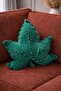 Hand Knitted Autumn Sycamore Leaves 2-Piece Pillow Set - 2