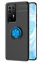 ILKESHOP حافظة جديدة من السيليكون طراز P40 Pro مع حلقة (175904) - أسود-متوسط