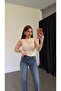 Collar Draped Blouse Cream