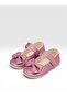Babet First Step Shoes with Glittery Bow Detail, Orthopedic Non-Slip Bottom Sole, Bordi Model