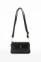 Sanmorris Women's Faux Leather 3-Compartment Metal Zipper Crossbody Small Shoulder Bag - 4