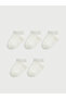 Esvab • Modern & Stylish Baby Girl Booties Socks 5-Pack