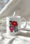 330ml Printed White Ceramic Mug Cup with Love Theme - 2