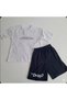 Nazar Boy's Printed Shorts Set - Success Themed Cotton Combination - 2
