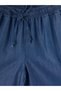 Vizyon New Season Elastic Waist Wideleg Women's Jean Trousers - 7