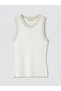 Lcw Everyday White Crew Neck Ribbed Women's Knitwear Sweater - 5