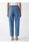 Trendlucky Balloon Fit Women's Jean Pants with Elastic Waist and Difference in Color - 4