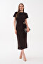 Yandan Buckle Crystal Dress