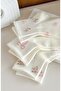 Dincer Group Women's 5 Pairs Premium Quality Spiral Floral Patterned Short Booties Socks Ankle Socks White - 4