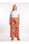 Large Size Women's Cotton Slim Pants with Elastic Waist - 2