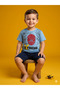 Boy's Printed Top and Bottom Combed Cotton Set - 2