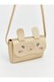 Baby Girl Shoulder Bag with Yellow Animal Figures - 2