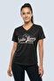 Women's Regular Fit Varsity Tee With Short Sleeve - 7