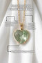 Fluorite Stone Natural Faceted Cut Pendant