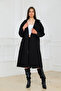 Long Draped Trench Coat with Pockets