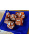 Dnd Epoxy Frp Dice Set 7-Piece Set Dnd Dice Dungeons and Dragons Tabletop Game Dice Brown Marble - 2