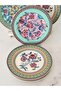 Porcelain Cake Plate Set of 6 19 cm Life - 5
