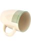 DC3184 Stoneware Mug, Green/White, 9 oz Capacity - 5