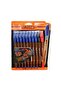 10 pcs Gliss Orange Ball Point Pen Set, Assorted - 6