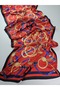 Luxury Voile Silk Shawl Hijab Foulard Scarf Shawl Noble Chain Pattern 70 X 180 cm - 3