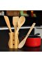 5Pcs Bamboo Kitchen Tools - 4