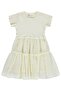 Dress with Tulle Skirt for 2-5 Years - Ecru