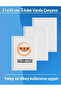 3 Pcs A4 21X30 cm White Photo Frame Diploma Certificate Frame - 2