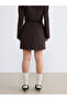 Nevavm Petite Waist Zippered Mini Skirt with a Difference - 5