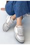 Jawen Gray Nubuck White Detailed Sports Shoes - 3