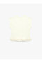 Crew Neck Print Detailed Sleeveless Cotton T-Shirt - 2