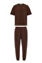 Elasticated leg basic oversize tracksuit set