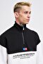 Men's Yoke Detail Sweatshirt Ecru-Black - 3